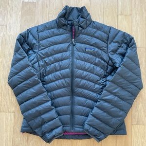 Patagonia Womens Gray Down Sweater Jacket M